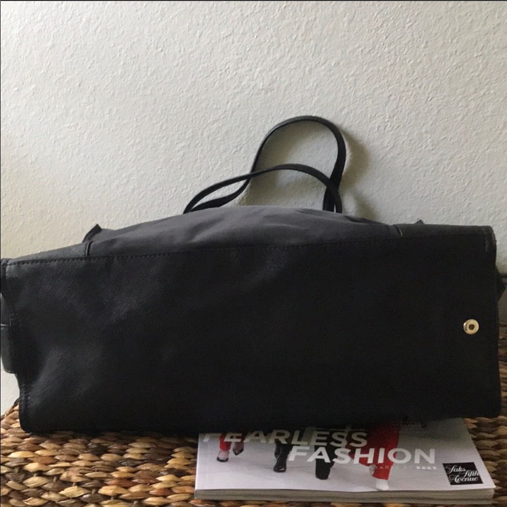 Tory Burch Ella Nylon & Saffiano Leather Tote - Picture 4 of 7